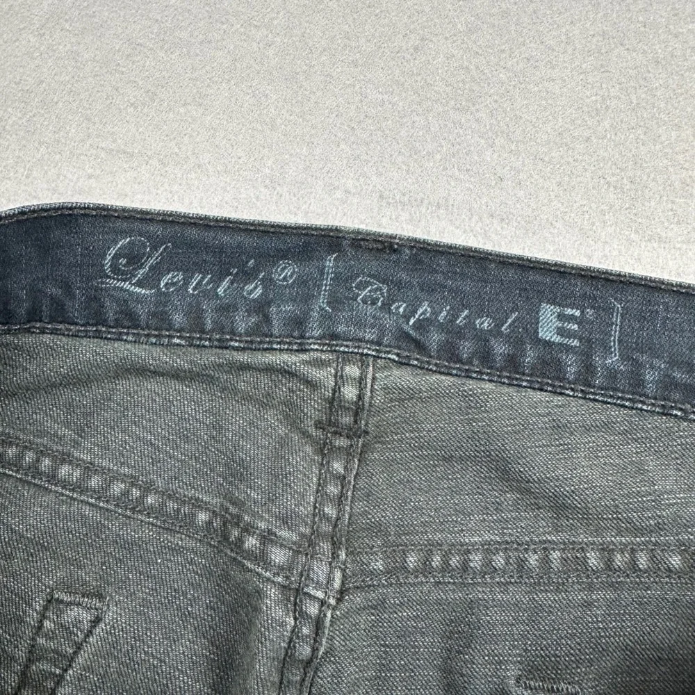 Levis Capital E Hesher Regular Straight Jeans Mens 34x32 Dark Wash Made in USA